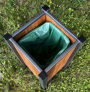 Kosz MIEJSKI drewniany - 3