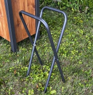 Kosz MIEJSKI drewniany - 4