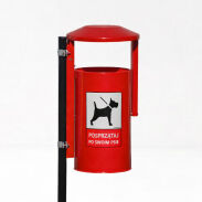 Kosz uliczno - parkowy PIES - 7