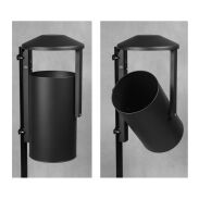 Kosz uliczno - parkowy PIES - 6