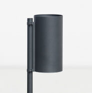 Kosz miejski ULICZNY 50L lakierowany - 2