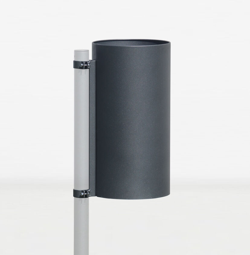 Kosz miejski ULICZNY 50L lakierowany