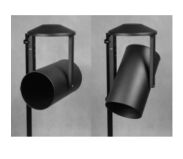 Kosz uliczno - parkowy OBROTOWY XL (38 litrów) lakierowany - 5