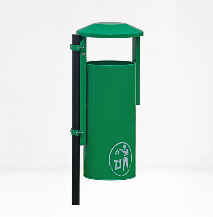 Kosz uliczno - parkowy OBROTOWY XL (38 litrów) lakierowany