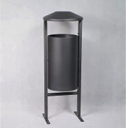 Kosz uliczny OBROTOWY II - lakierowany - 2