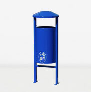 Kosz uliczny OBROTOWY II - lakierowany - 6