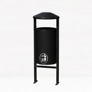 Kosz uliczny OBROTOWY II - lakierowany - 9